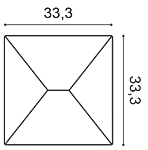 Декоративная панель Orac W106 (33.3x33.3x2.9 см) в Нижнем Новгороде