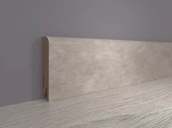 Плинтус MDF Bonkeel 24066 Бетон Лофт Светлый (80х16х2400 мм) в Нижнем Новгороде
