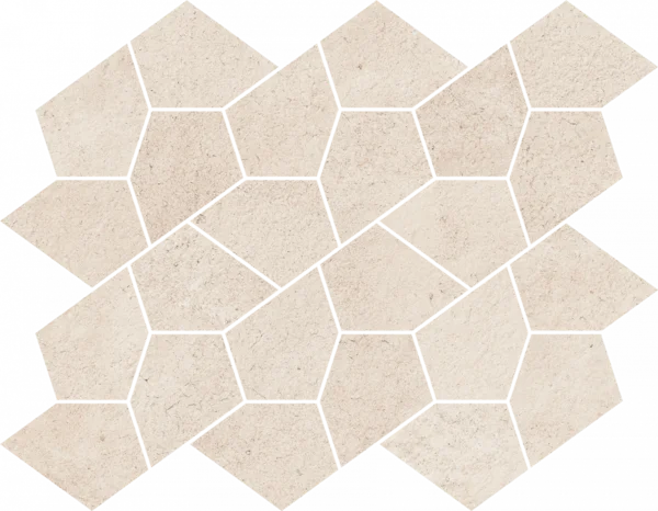 Керамогранит Italon Этернум Сноу Мозаика Калейдо 35.6х27.6 (Натуральная) в Нижнем Новгороде