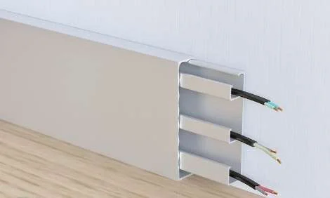 Алюминиевый плинтус Fezard Кабельный ALP-G80 Алюминий 80*15*2500 мм в Нижнем Новгороде