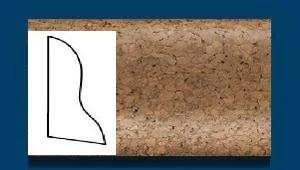 Плинтус пробковый ArtCorkDesing С 102 (Колер 9) 20x40x910 мм в Нижнем Новгороде