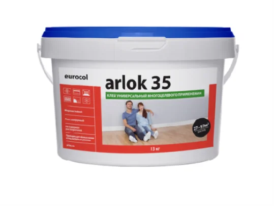 Клей Arlok 35 (13 кг) 230-490 г/м2, контактный для ПВХ покрытий в Нижнем Новгороде