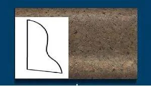 Плинтус пробковый ArtCorkDesing С 102 (Колер 7) 20x40x910 мм в Нижнем Новгороде