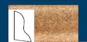 Плинтус пробковый ArtCorkDesing С 102 (Колер 8) 20x40x910 мм в Нижнем Новгороде