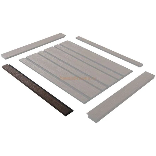 Финишный молдинг LF124A BR396K правый декорированный (42х12х2700мм) в Нижнем Новгороде