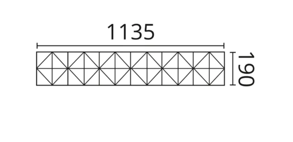 Декоративная панель NMC Arstyl Pyramid (113.5x19x1.8 см) в Нижнем Новгороде