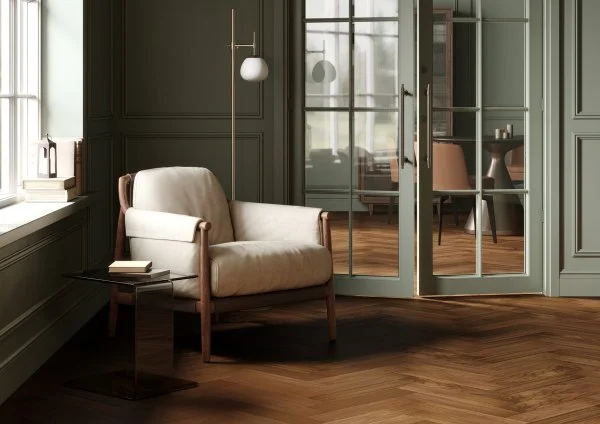 Паркетная доска Quartz Parquet Штучный паркет Орех Американский 44-400-29 в Нижнем Новгороде