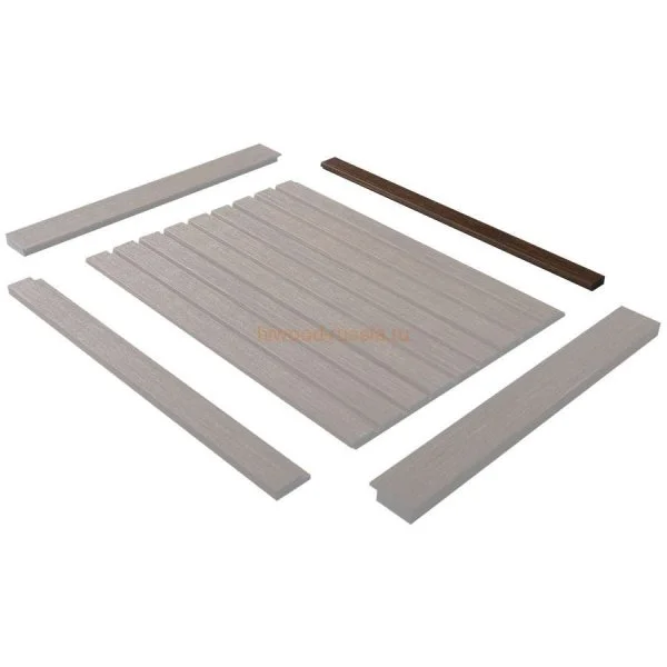 Финишный молдинг LF124B BR396 левый декорированный (31х12х2700мм) в Нижнем Новгороде