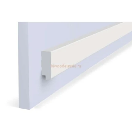 Финишный молдинг LF124B NP левый белый (31х12х2700мм) в Нижнем Новгороде
