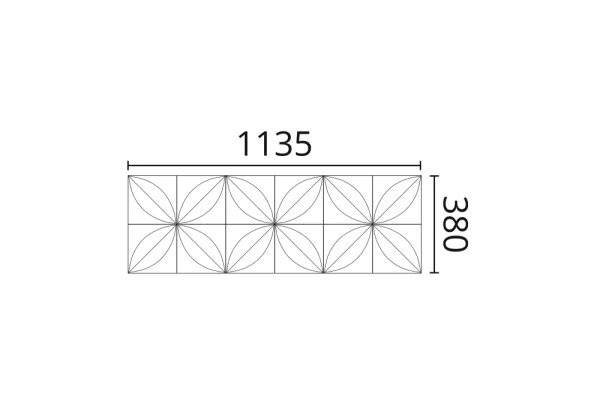 Декоративная панель NMC Arstyl Flower (113.5x38x2.8 см) в Нижнем Новгороде