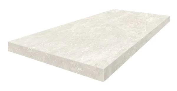 Керамогранит Coliseum Да Винчи Уайт Ступень угловая левая (Натуральный, 33х60) в Нижнем Новгороде