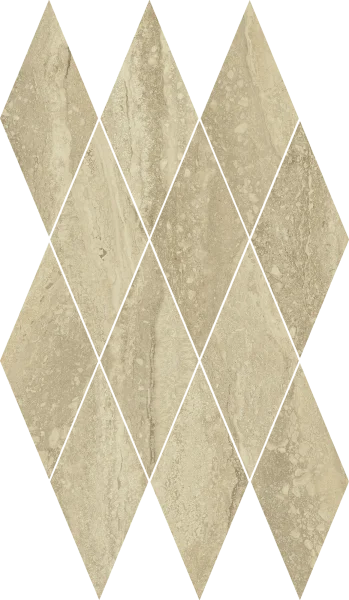 Керамогранит Italon Шарм Эдванс Травертино 28х48 мозаика Даймонд (Люкс) в Нижнем Новгороде