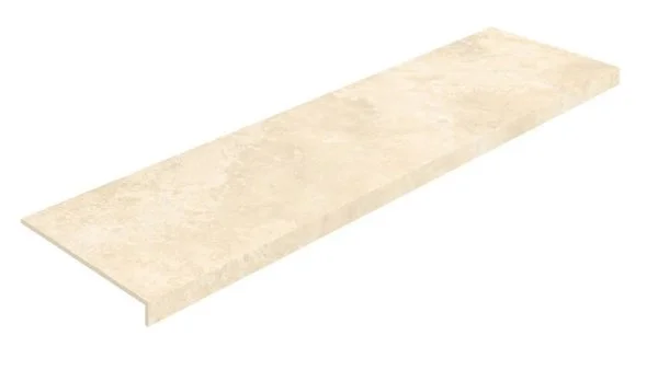 Керамогранит Coliseum Аурелия Уайт Ступень фронтальная (Натуральный, 33х120) в Нижнем Новгороде