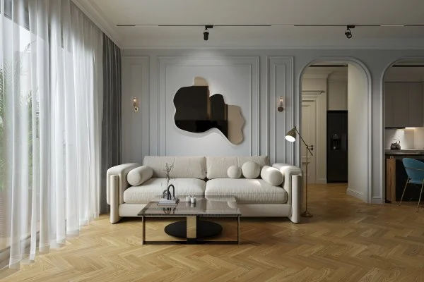 Паркетная доска Quartz Parquet Штучный паркет Вяз Кенигсберг 44-550-62 в Нижнем Новгороде