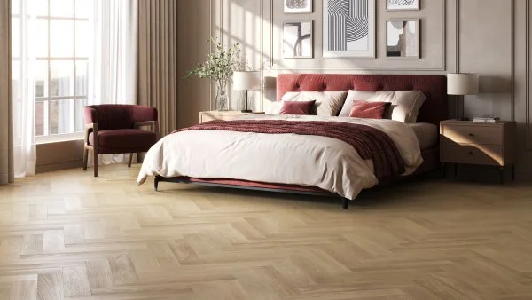 Паркетная доска Quartz Parquet Английская Ёлка Дуб Лимба 33-405 в Нижнем Новгороде