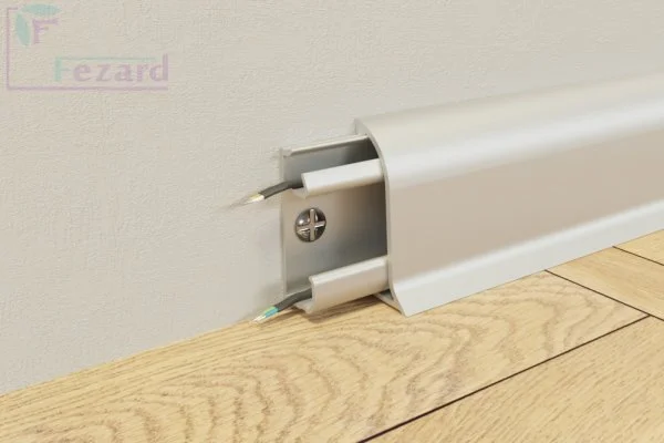 Алюминиевый плинтус Fezard Серебро 43х22х2,5м в Нижнем Новгороде