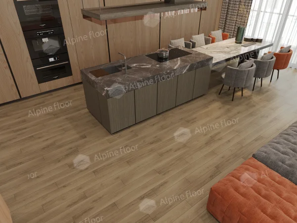 Каменно-полимерная плитка Alpine Floor Grand Sequoia Village Вайпуа ECO 11-1907 4мм, 43 класс в Нижнем Новгороде