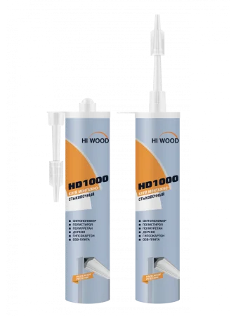 Монтажно-стыковочный клей HiWood HD1000 Белый 280 ml в Нижнем Новгороде