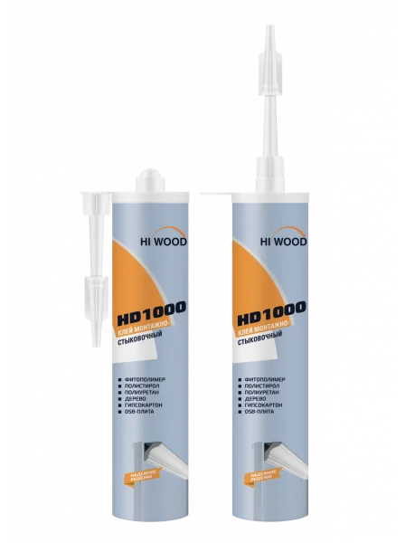 Монтажно-стыковочный клей HiWood HD1000 Белый 280 ml в Нижнем Новгороде