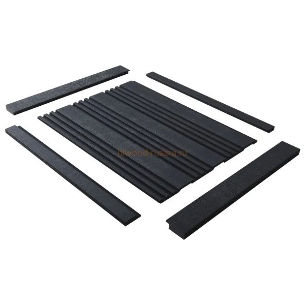 Финишный молдинг LF124B BK114K левый декорированный (31х12х2700мм) в Нижнем Новгороде