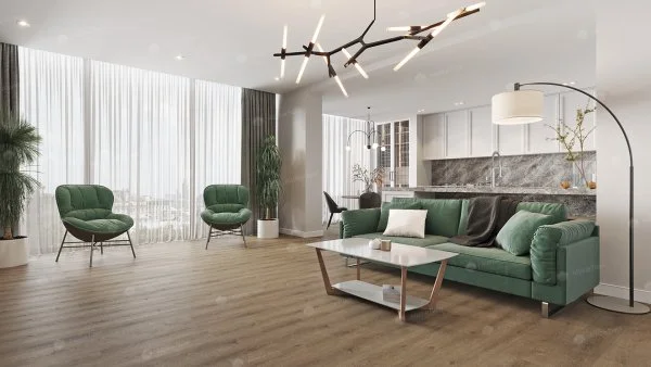 Каменно-полимерная плитка Alpine Floor Solo Plus Ларгетто ЕСО 14-301, 4 мм, 43 класс в Нижнем Новгороде