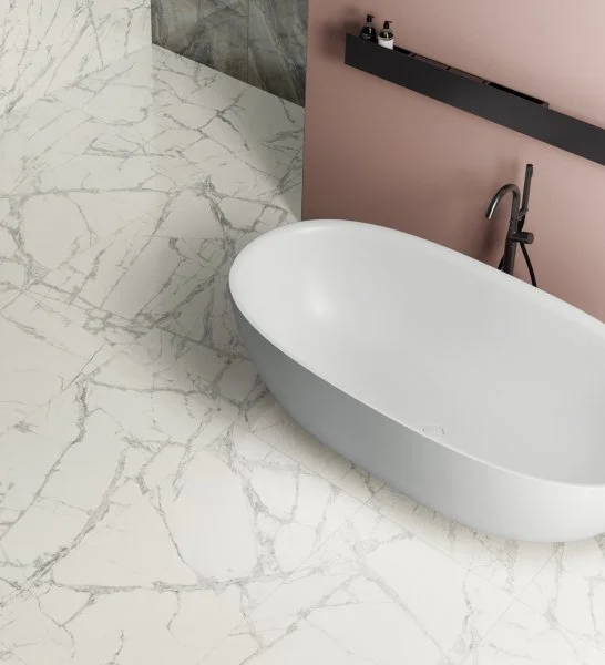 Керамогранит Italon Шарм Делюкс Инвизибл Уайт 60х120 (Паттинированная и реттифицированная) в Нижнем Новгороде