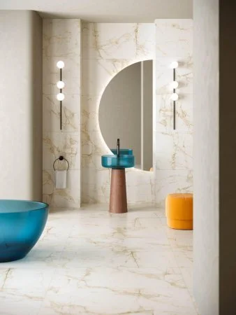 Керамогранит Coliseum Канова Уайт 60х120 (Натуральный и Реттифицированный) в Нижнем Новгороде