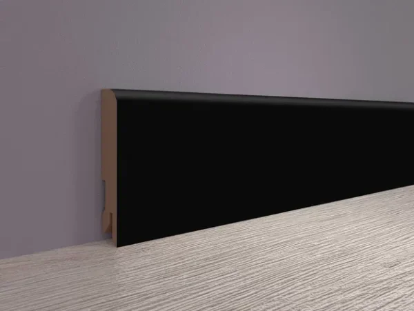 Плинтус MDF Bonkeel 24032 Чёрный Софт (100х16х2400 мм) в Нижнем Новгороде