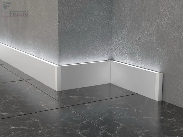 Алюминиевый плинтус Fezard Кабельный ALP-G80-LA Алюминий 80*15*2500 мм в Нижнем Новгороде