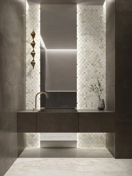 Керамогранит Italon Этернум Каррара Мозаика Вертекс 25.8х30 (Натуральная) в Нижнем Новгороде