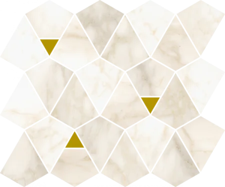 Керамогранит Italon Этернум Каррара Мозаика Вертекс 25.8х30 (Натуральная) в Нижнем Новгороде