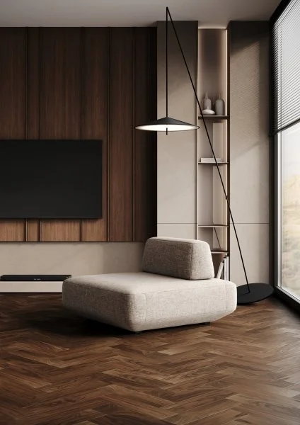 Паркетная доска Quartz Parquet Штучный паркет Орех Американский 44-400-29 в Нижнем Новгороде