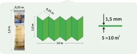 Подложка Солид 1,5мм для LVT ANTI SLIP (10м2) в Нижнем Новгороде