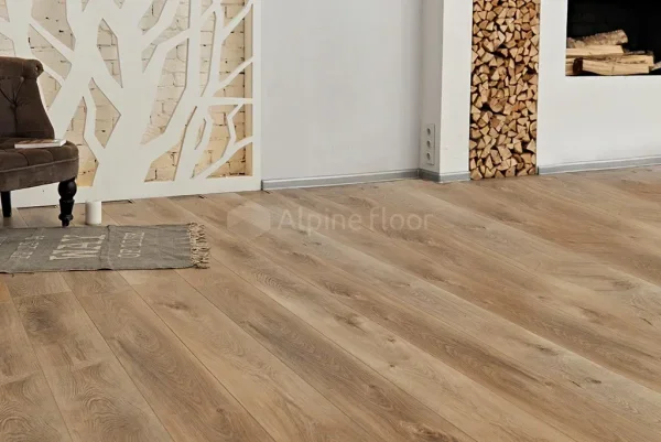 Кварц-виниловая плитка Alpine Floor Premium XL Дуб Природный Изысканный ЕСО 7-6, 8 мм. 43 класс в Нижнем Новгороде