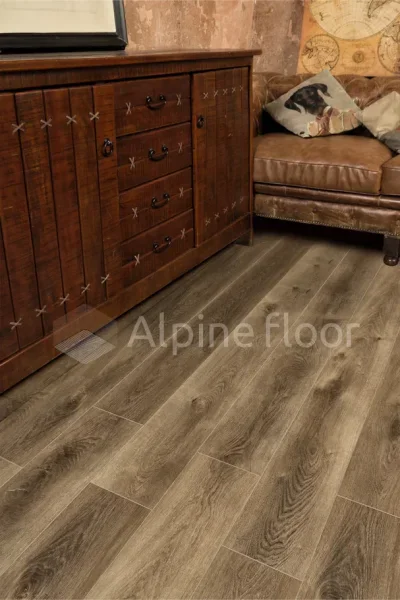 Кварц-виниловая плитка Alpine Floor Premium XL Дуб Коричневый ЕСО 7-9, 8 мм. 43 класс в Нижнем Новгороде