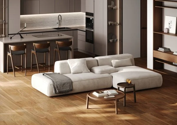 Паркетная доска Quartz Parquet Классик 5 мм Дуссия Африканская 550-63 в Нижнем Новгороде