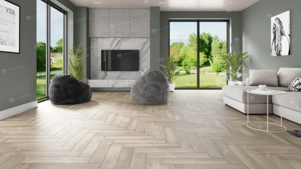 Кварц-виниловая плитка Alpine Floor Parquet Дуб Натуральный Отбеленный ЕСО 16-5 2.5 мм. 43 класс в Нижнем Новгороде