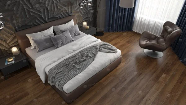 Кварц-виниловая плитка Alpine Floor Premium XL Дуб Шоколадный ЕСО 7-18, 8 мм. 43 класс в Нижнем Новгороде