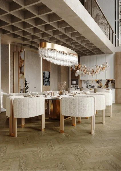 Паркетная доска Quartz Parquet Штучный паркет Дуб Конго 44-1258-54 в Нижнем Новгороде