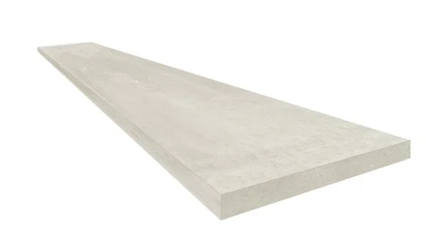 Керамогранит Coliseum Экспо Уайт Ступень угловая правая (Натуральный, 33х60) в Нижнем Новгороде