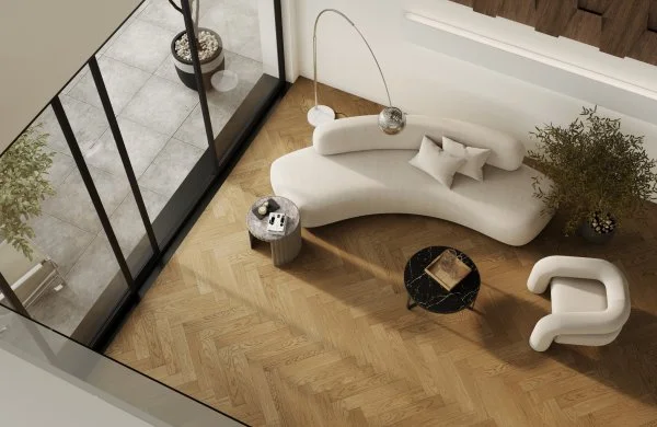 Паркетная доска Quartz Parquet Английская Ёлка Дуб Рустикальный 33-410 в Нижнем Новгороде