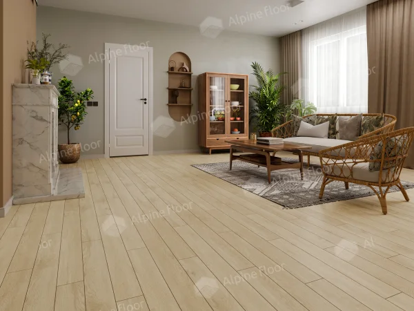 Каменно-полимерная плитка Alpine Floor Grand Sequoia Village Камфора ECO 11-507 4мм, 43 класс в Нижнем Новгороде