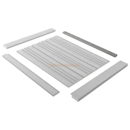 Финишный молдинг LF124B S339S левый декорированный (31х12х2700мм) в Нижнем Новгороде