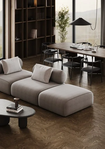 Паркетная доска Quartz Parquet Штучный паркет Дуб Брауни 44-413 в Нижнем Новгороде