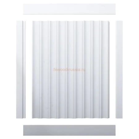 Финишный молдинг LF124B NP левый белый (31х12х2700мм) в Нижнем Новгороде