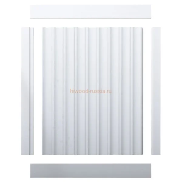 Финишный молдинг LF124A NP правый белый (42х12х2700мм) в Нижнем Новгороде