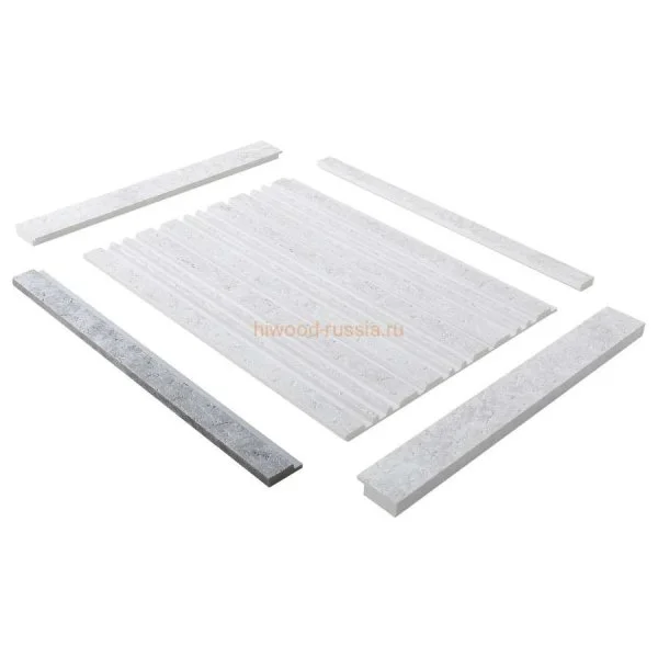 Финишный молдинг LF124A W50 правый декорированный (42х12х2700мм) в Нижнем Новгороде