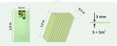 Подложка Солид 3мм листовая (5м2) в Нижнем Новгороде