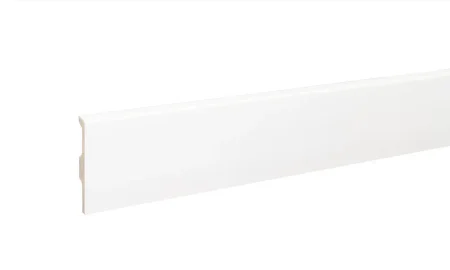 Плинтус дюрополимерный Bonkeel 01 Белый (80х14х2000 мм) в Нижнем Новгороде