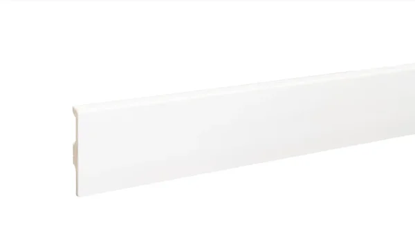Плинтус дюрополимерный Bonkeel 01 Белый (80х14х2000 мм) в Нижнем Новгороде